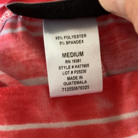 Joe B Women’s Skirt Size Medium Color - Coral and White - Picture 6 of 9